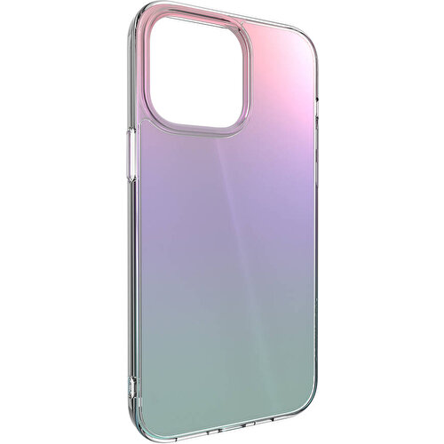 Apple iPhone 14 Pro Max Uyumlu Kılıf Renk Geçişli Kenarları Şeffaf Tasarımlı Lisanslı Switcheasy Crush Plus Kapak