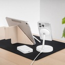 Apple iPhone 15 Pro Max Uyumlu Kılıf Magsafe Şarj Özellikli Yüzük Standlı Lisanslı Switcheasy Magstand-M Kapak