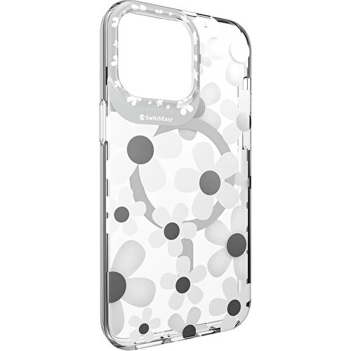 Apple iPhone 14 Pro Max Uyumlu Kılıf Magsafe Şarj Özellikli Çift IMD Baskılı Lisanslı Switcheasy Artist-M Fleur Kapak