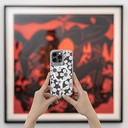 Apple iPhone 14 Pro Max Uyumlu Kılıf Magsafe Şarj Özellikli Çift IMD Baskılı Lisanslı Switcheasy Artist-M Fleur Kapak