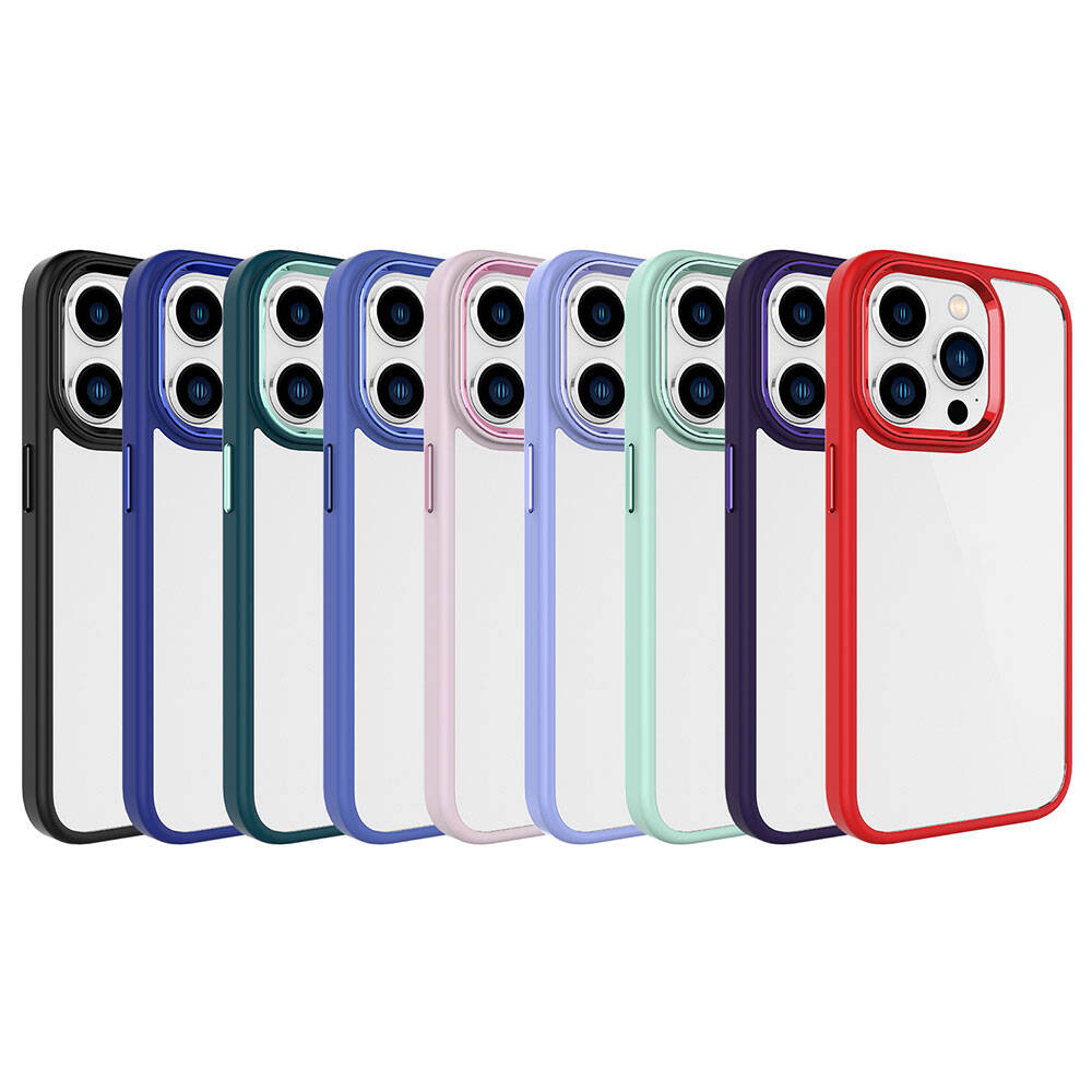 Apple iPhone 15 Pro Max Uyumlu Kılıf Zore Krom Kapak - 1