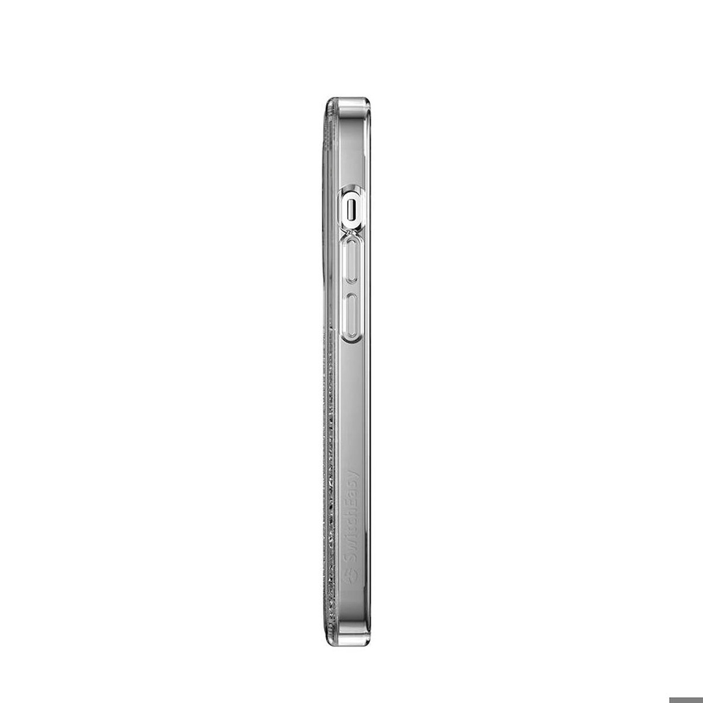 Apple iPhone 14 Pro Uyumlu Kılıf Parlayan Simli Şeffaf Lisanslı Switcheasy Starfield Kapak