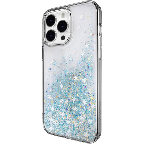 Apple iPhone 14 Pro Max Uyumlu Kılıf Parlayan Simli Şeffaf Lisanslı Switcheasy Starfield Kapak