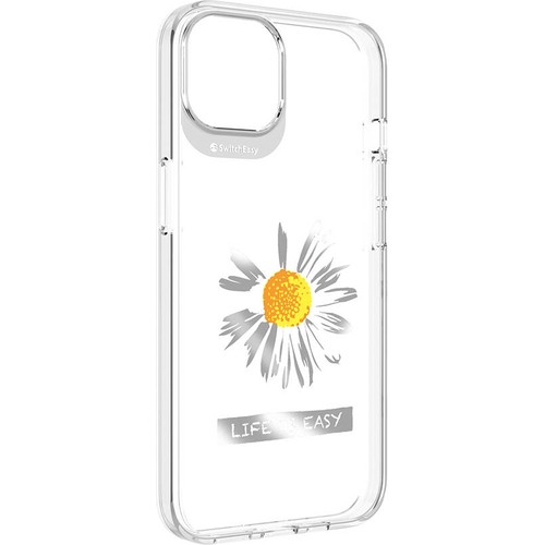 Apple iPhone 13 Uyumlu Kılıf Çift IMD Baskılı Lisanslı Switcheasy Artist Daisy Kapak