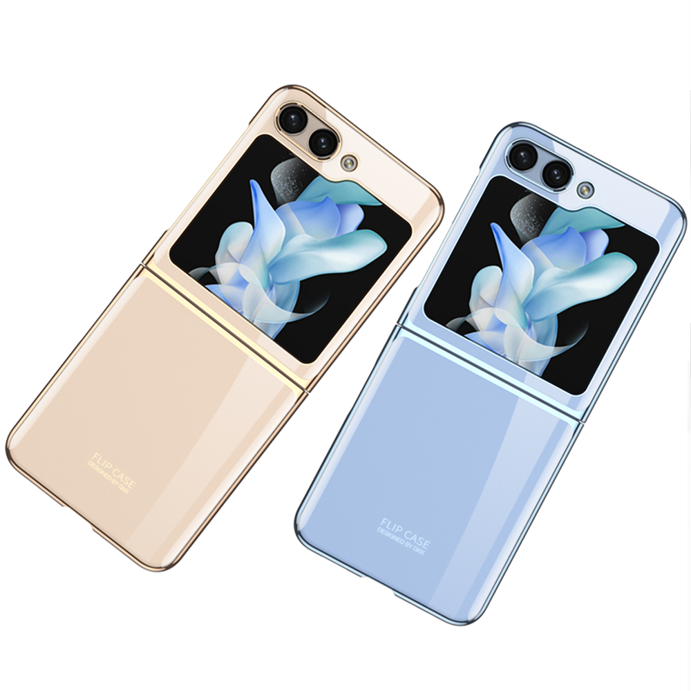 Samsung Galaxy Z Flip 5 Uyumlu Kılıf Zore Kıpta Lensli Kapak - 8