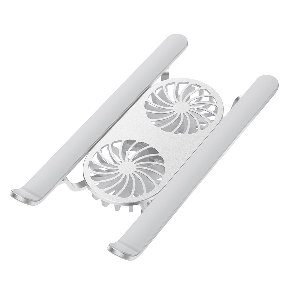 Wiwu S400 Pro Çift Fanlı Işıklı Katlanabilir Ayarlanabilir Laptop Standı 5W 3000RPM - 2