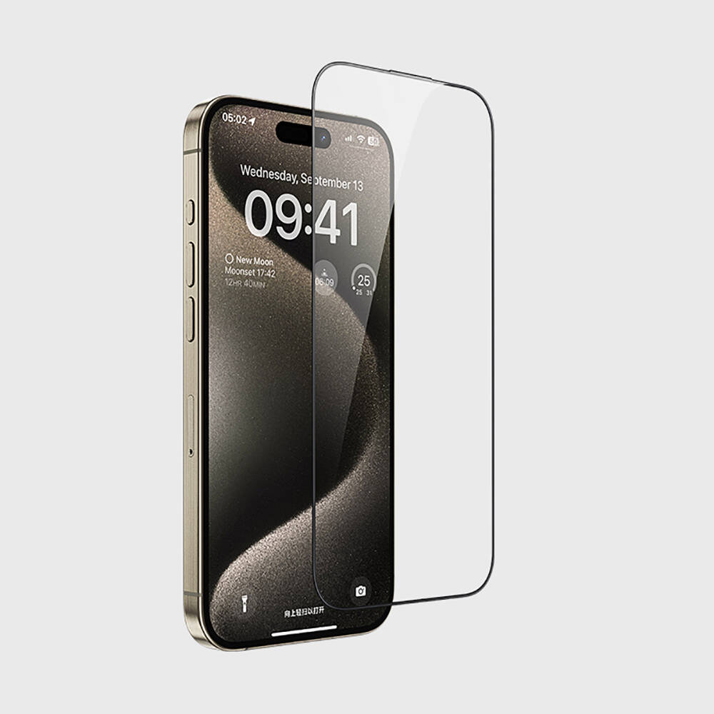 Apple iPhone 14 Uyumlu Casebang Clear HD Ekran Koruyucu + Kolay Uygulama Aparatı - 1
