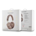 Guess Orjinal Lisanslı PU 4G Desenli Üçgen Logolu Kulak Üstü Bluetooth Kulaklık - 3