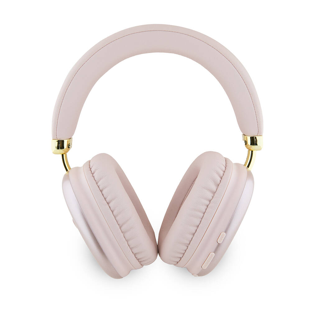 Guess Orjinal Lisanslı PU 4G Desenli Üçgen Logolu Kulak Üstü Bluetooth Kulaklık - 7