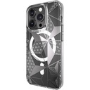 Apple iPhone 15 Pro Uyumlu Kılıf Magsafe Şarj Özellikli Çift IMD Baskılı Lisanslı Switcheasy Artist-M Asanoha Kapak