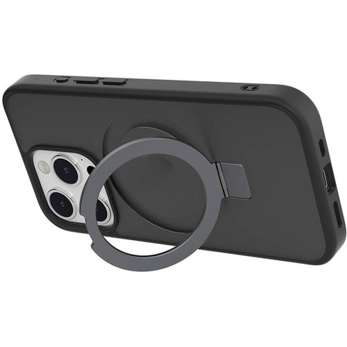 Apple iPhone 15 Pro Uyumlu Kılıf Magsafe Şarj Özellikli Yüzük Standlı Lisanslı Switcheasy Magstand-M Kapak