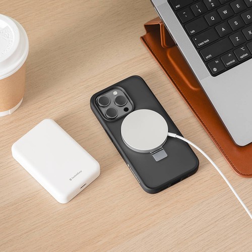 Apple iPhone 15 Pro Uyumlu Kılıf Magsafe Şarj Özellikli Yüzük Standlı Lisanslı Switcheasy Magstand-M Kapak