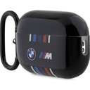 Apple Airpods Pro 2 Uyumlu Kılıf BMW Orjinal Lisanslı Çoklu Renkli Çizgili Çift IMD Baskı Logolu Kapak