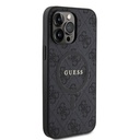 Apple iPhone 14 Pro Max Uyumlu Kılıf Guess Orjinal Lisanslı Magsafe Şarj Özellikli 4G Desenli Yazı Logolu Kapak - 4