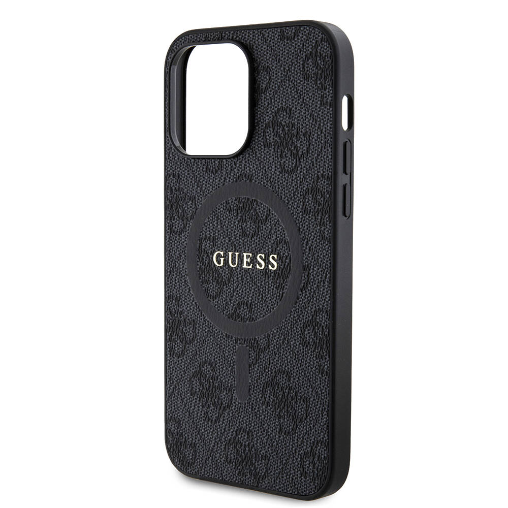 Apple iPhone 14 Pro Max Uyumlu Kılıf Guess Orjinal Lisanslı Magsafe Şarj Özellikli 4G Desenli Yazı Logolu Kapak - 8