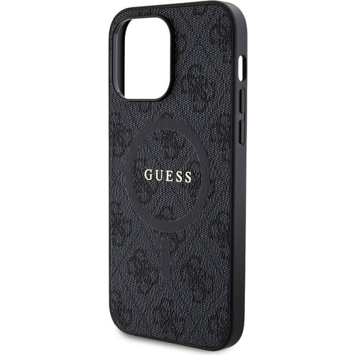 Apple iPhone 14 Pro Max Uyumlu Kılıf Guess Orjinal Lisanslı Magsafe Şarj Özellikli 4G Desenli Yazı Logolu Kapak