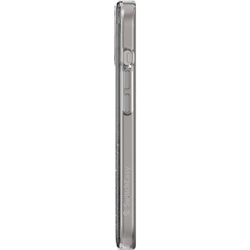 Apple iPhone 15 Uyumlu Kılıf Magsafe Şarj Özellikli Parlayan Simli Şeffaf Lisanslı Switcheasy Starfield-M Kapak