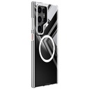 Samsung Galaxy S24 Ultra Uyumlu Kılıf Magsafe Şarj Özellikli Sararmaya Karşı Dayanıklı Youngkit Clear Crystal Serisi Kapak - 4