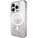 Apple iPhone 14 Pro Uyumlu Kılıf Magsafe Şarj Özellikli Parlayan Simli Şeffaf Lisanslı Switcheasy Starfield-M Kapak