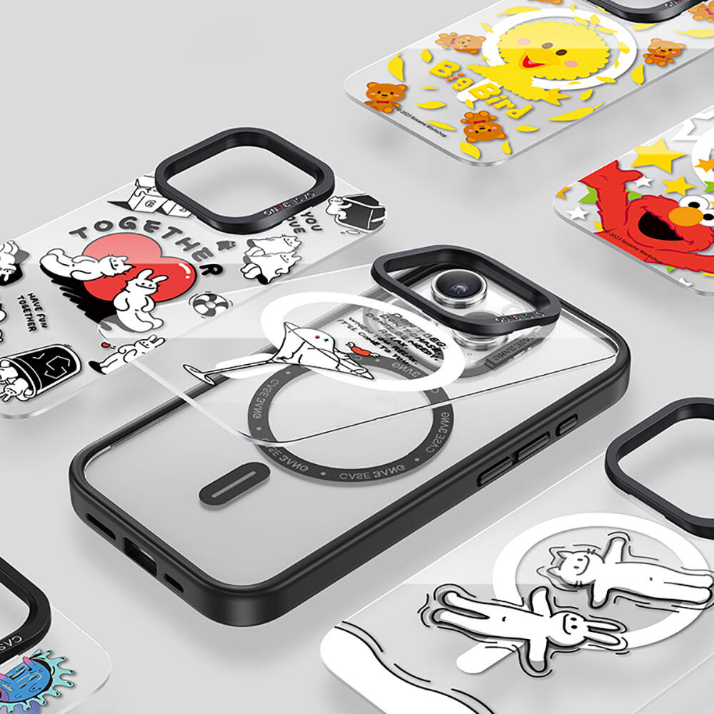 Apple iPhone 15 Uyumlu Kılıf Magsafe Şarj Özellikli Casebang Body Frame Kapak - 3