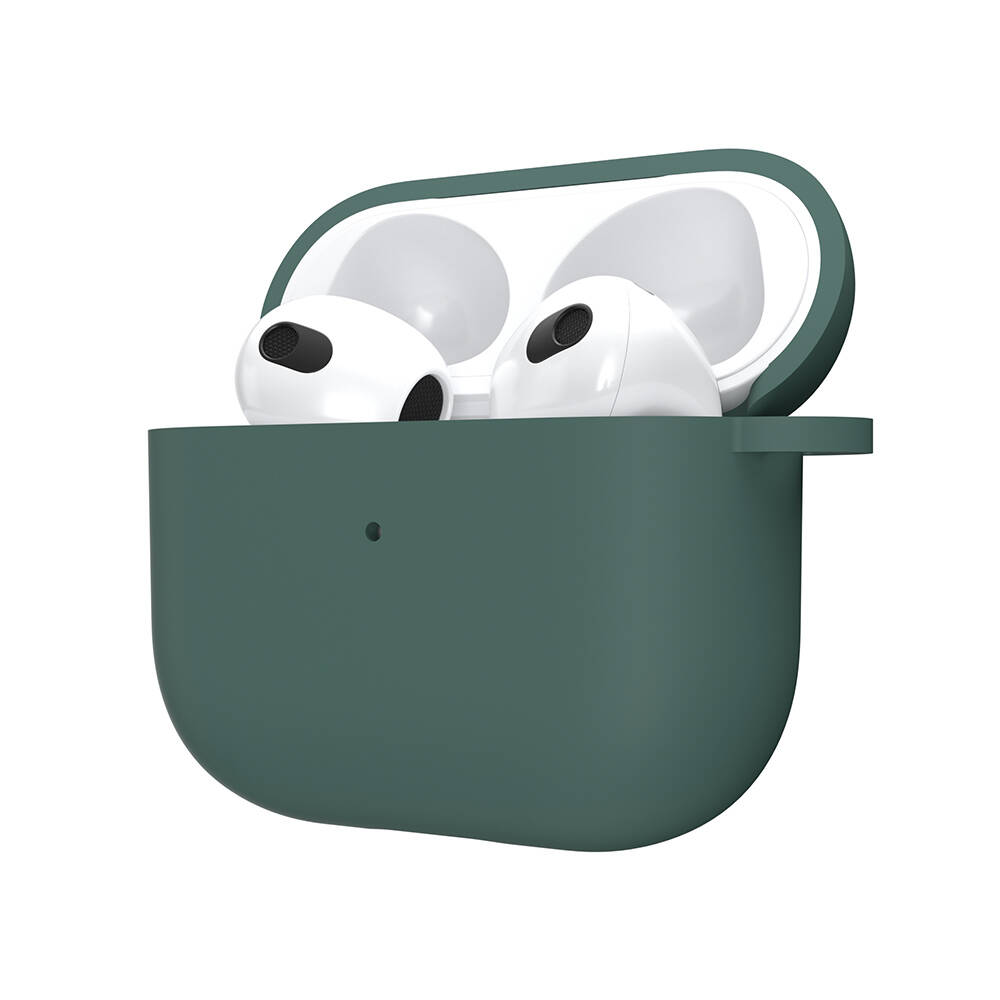 Apple Airpods 3. Nesil Uyumlu Kılıf Yumuşak Dokunuşlu Likit Silikon Tasarımlı Lisanslı Switcheasy Skin Kapak - 7