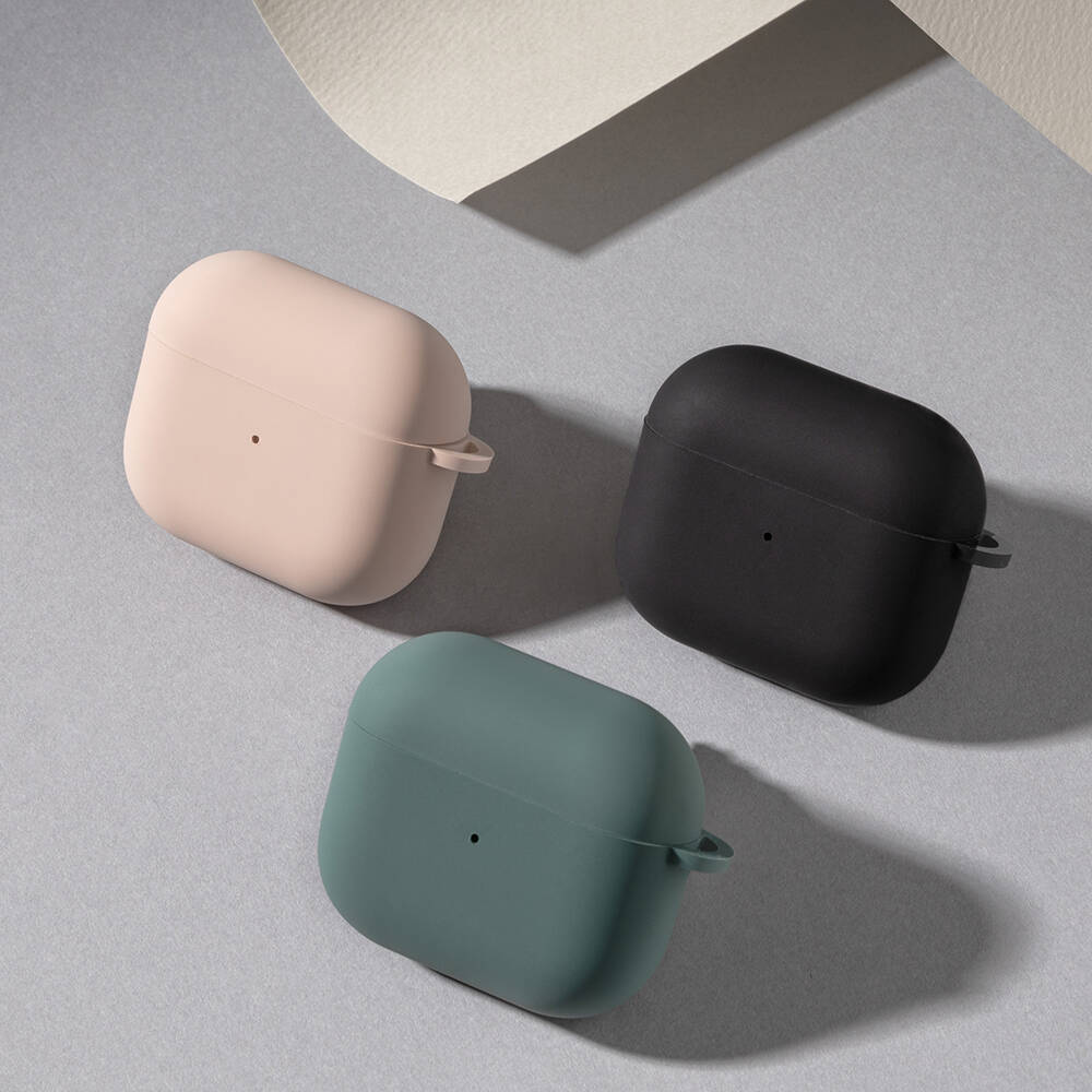 Apple Airpods 3. Nesil Uyumlu Kılıf Yumuşak Dokunuşlu Likit Silikon Tasarımlı Lisanslı Switcheasy Skin Kapak - 15