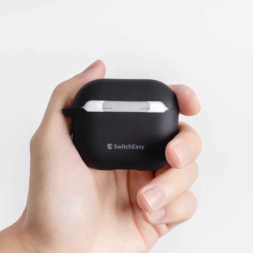 Apple Airpods 3. Nesil Uyumlu Kılıf Yumuşak Dokunuşlu Likit Silikon Tasarımlı Lisanslı Switcheasy Skin Kapak - 16