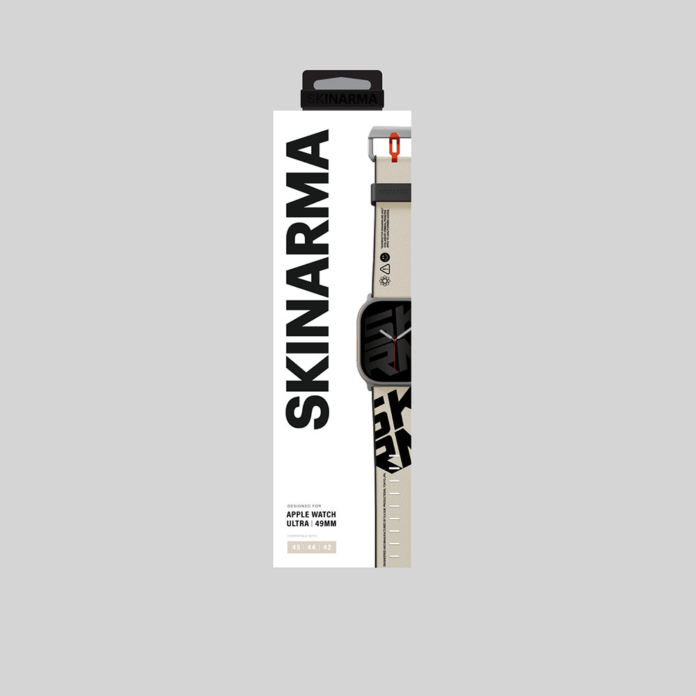 Apple Watch 7 45mm Uyumlu SkinArma Spunk Serisi PU Deri Kordon - 4