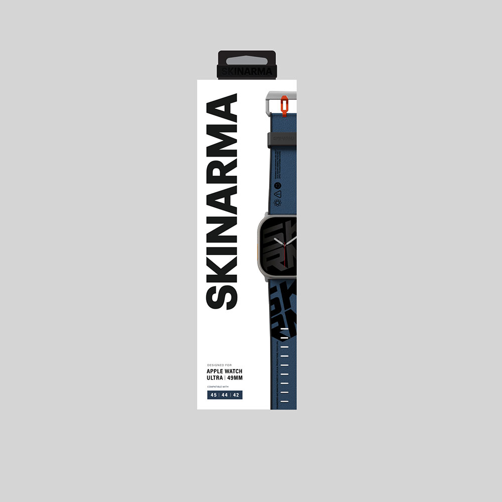 Apple Watch 7 45mm Uyumlu SkinArma Spunk Serisi PU Deri Kordon - 6