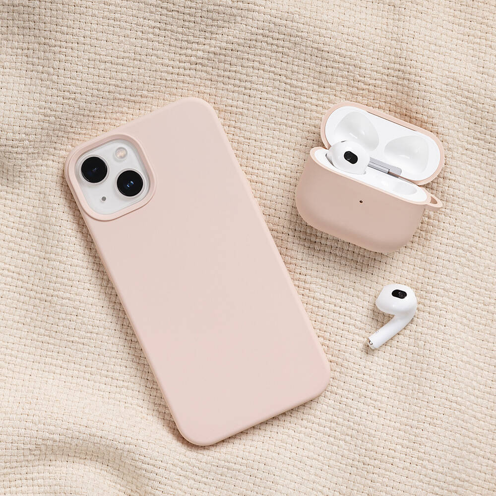 Apple Airpods 3. Nesil Uyumlu Kılıf Yumuşak Dokunuşlu Likit Silikon Tasarımlı Lisanslı Switcheasy Skin Kapak - 27
