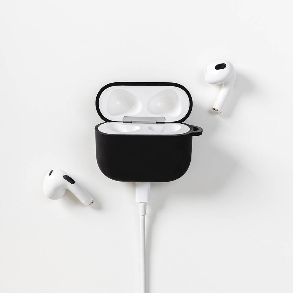 Apple Airpods 3. Nesil Uyumlu Kılıf Yumuşak Dokunuşlu Likit Silikon Tasarımlı Lisanslı Switcheasy Skin Kapak - 28