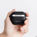 Apple Airpods 3. Nesil Uyumlu Kılıf Yumuşak Dokunuşlu Likit Silikon Tasarımlı Lisanslı Switcheasy Skin Kapak