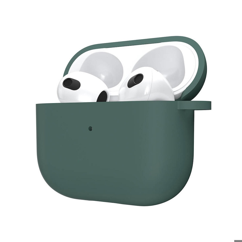 Apple Airpods 3. Nesil Uyumlu Kılıf Yumuşak Dokunuşlu Likit Silikon Tasarımlı Lisanslı Switcheasy Skin Kapak