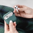 Apple Airpods 3. Nesil Uyumlu Kılıf Yumuşak Dokunuşlu Likit Silikon Tasarımlı Lisanslı Switcheasy Skin Kapak