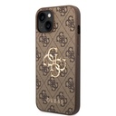 Apple iPhone 14 Uyumlu Kılıf Guess PU Deri Büyük Metal Logo Dizaynlı Kapak - 1