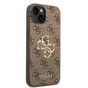 Apple iPhone 14 Uyumlu Kılıf Guess PU Deri Büyük Metal Logo Dizaynlı Kapak - 2