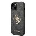 Apple iPhone 14 Uyumlu Kılıf Guess PU Deri Büyük Metal Logo Dizaynlı Kapak - 8