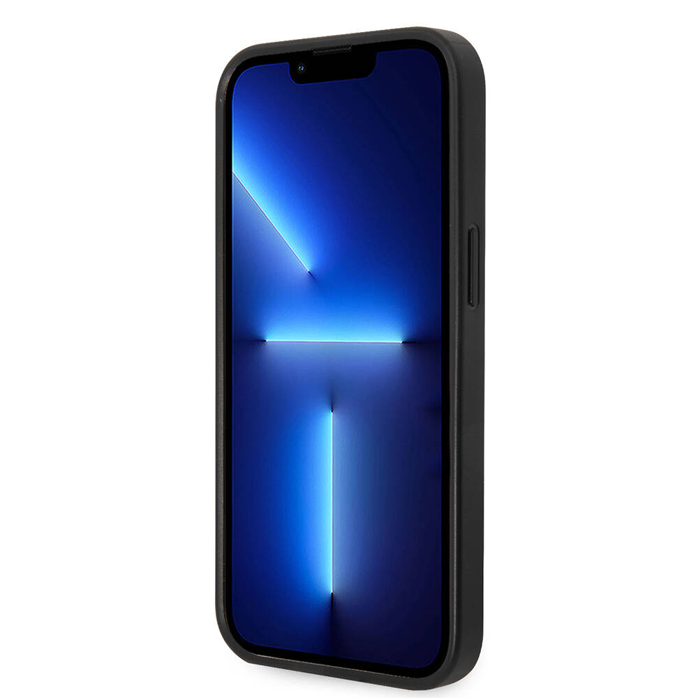 Apple iPhone 14 Uyumlu Kılıf Guess PU Deri Büyük Metal Logo Dizaynlı Kapak - 10