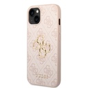 Apple iPhone 14 Uyumlu Kılıf Guess PU Deri Büyük Metal Logo Dizaynlı Kapak - 15