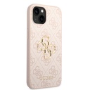 Apple iPhone 14 Uyumlu Kılıf Guess PU Deri Büyük Metal Logo Dizaynlı Kapak - 16