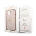 Apple iPhone 14 Uyumlu Kılıf Guess PU Deri Büyük Metal Logo Dizaynlı Kapak - 20