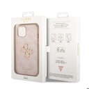Apple iPhone 14 Uyumlu Kılıf Guess PU Deri Büyük Metal Logo Dizaynlı Kapak