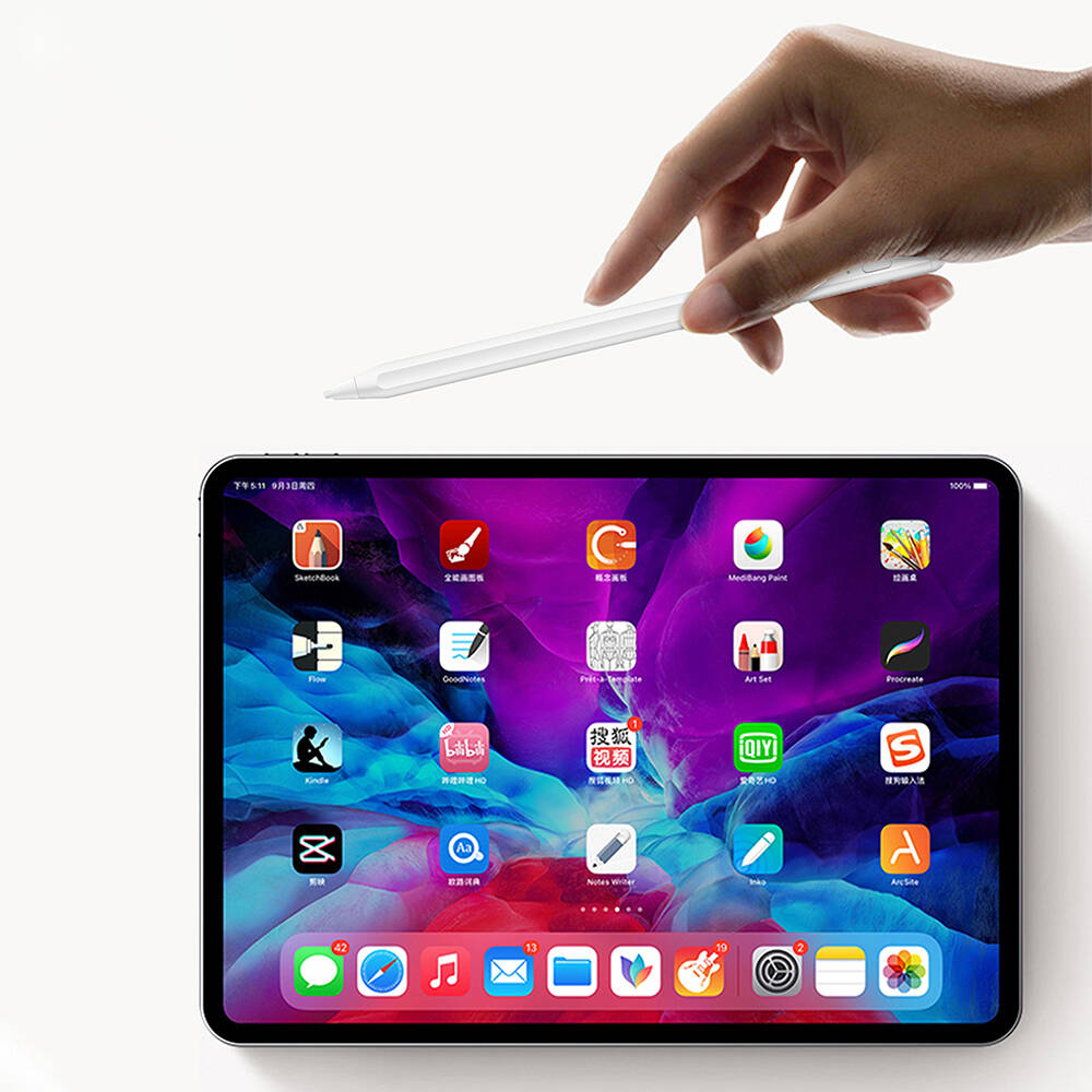 Wiwu Pencil D Aktif Kapasitif Basınçlı Universal Palm-Rejection Özellikli Dokunmatik Stylus Kalem - 5