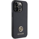 Apple iPhone 14 Pro Max Uyumlu Kılıf Guess Orjinal Lisanslı Deri 4G Metal Logo Strass Kapak