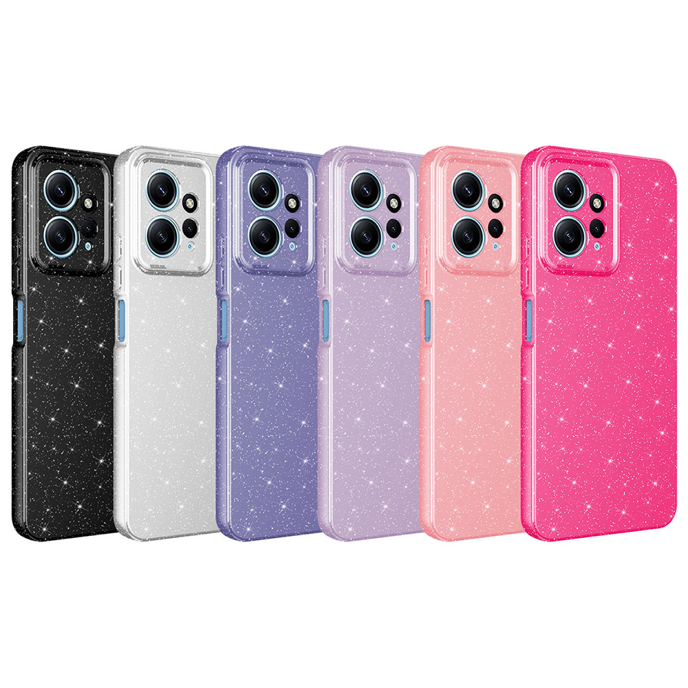 Xiaomi Redmi Note 12 4G Uyumlu Kılıf Kamera Korumalı Simli Lüks Zore Koton Kapak - 1