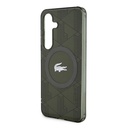 Samsung Galaxy S24 Uyumlu Kılıf Lacoste Orjinal Lisanslı Magsafe Şarj Özellikli Çift Katmanlı Timsah Logolu Blend Monogram Kapak - 11