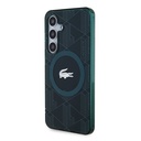 Samsung Galaxy S24 Uyumlu Kılıf Lacoste Orjinal Lisanslı Magsafe Şarj Özellikli Çift Katmanlı Timsah Logolu Blend Monogram Kapak - 15