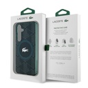 Samsung Galaxy S24 Uyumlu Kılıf Lacoste Orjinal Lisanslı Magsafe Şarj Özellikli Çift Katmanlı Timsah Logolu Blend Monogram Kapak - 20