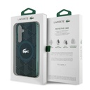Samsung Galaxy S24 Uyumlu Kılıf Lacoste Orjinal Lisanslı Magsafe Şarj Özellikli Çift Katmanlı Timsah Logolu Blend Monogram Kapak