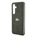 Samsung Galaxy S24 Uyumlu Kılıf Lacoste Orjinal Lisanslı Magsafe Şarj Özellikli Çift Katmanlı Timsah Logolu Blend Monogram Kapak